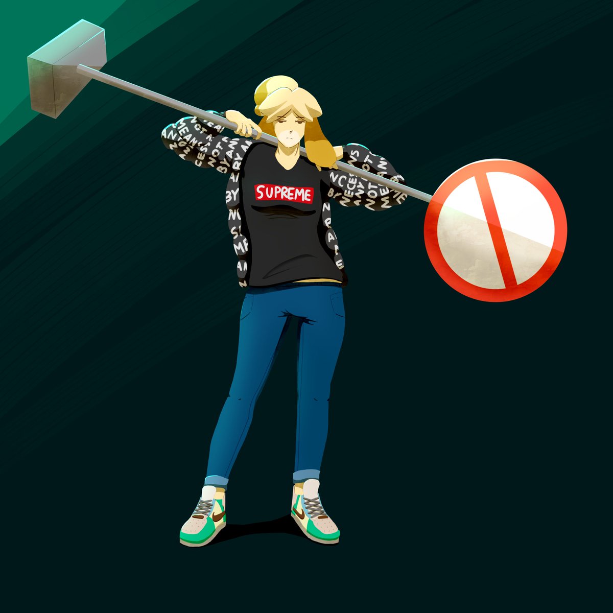 The character vs how i drew her