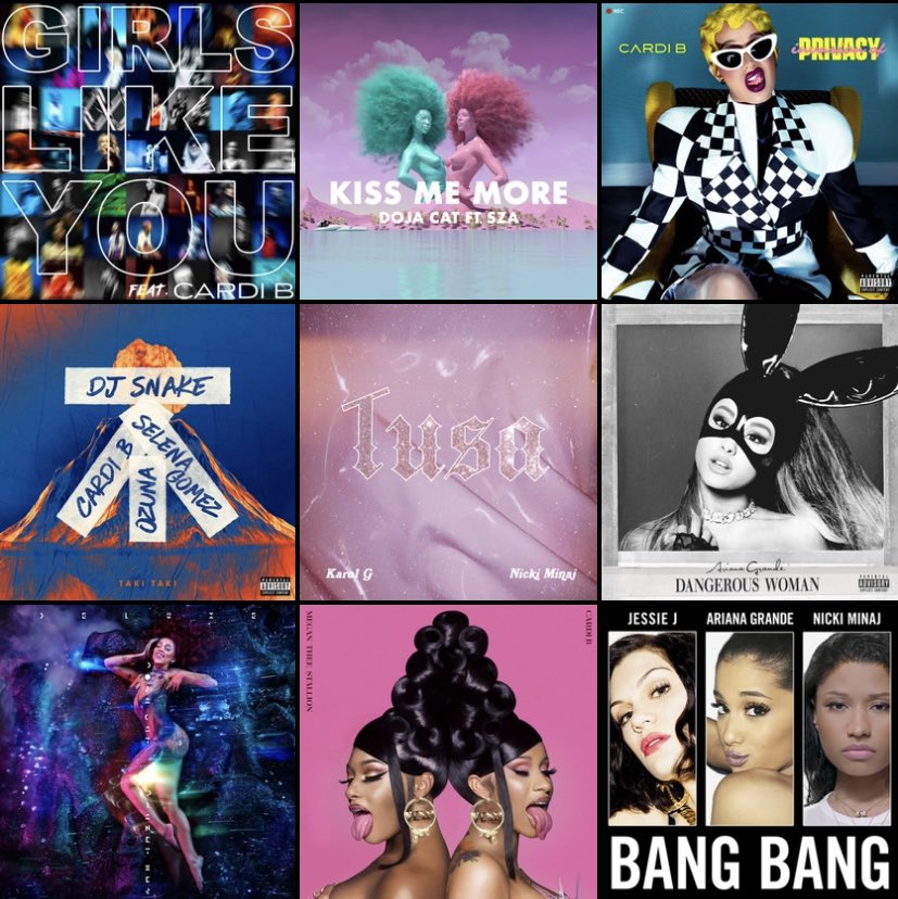 Female Rap Charts on Twitter:
