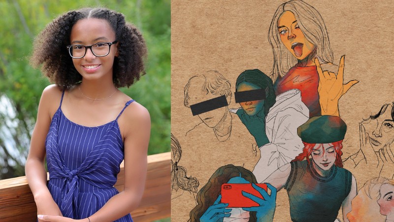 EmMcT's tweet photo. Her artwork has already been featured in one hometown museum, now she's developing a new piece for a new exhibit. Meet the Mequon teen blending traditional design with digital techniques: https://t.co/WAIxOWA885 #SchoolBulletin @CBS58 https://t.co/NGfozKEUWO
