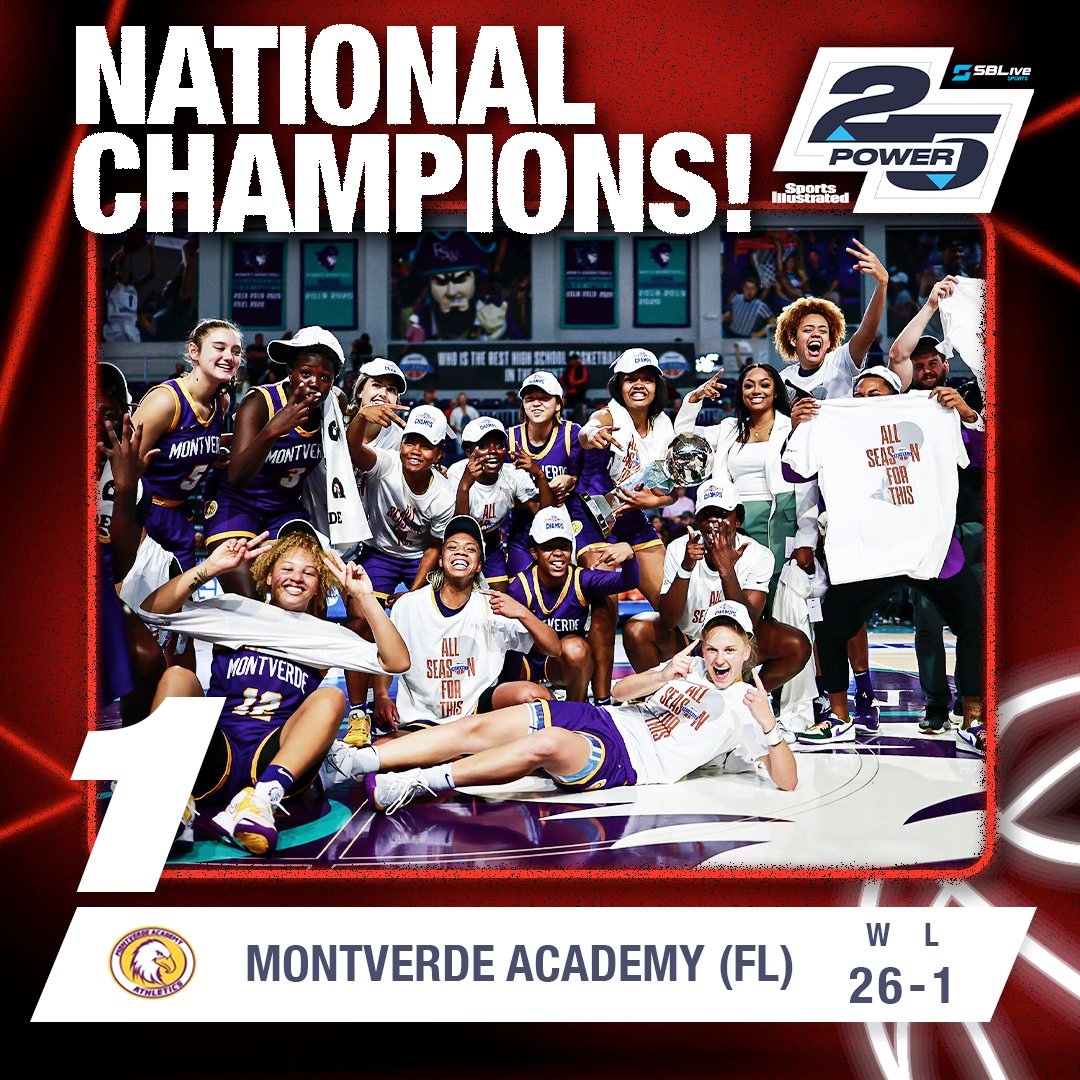 NATIONAL GIRLS BASKETBALL CHAMPIONS 🏆 @MVAGBB Montverde Academy (FL) clinches the title with a come-from-behind victory at GEICO Nationals 🏀 Final 2023 #Power25 rankings ➡️ news.scorebooklive.com/girls-basketba… @LuHiWBBall @EHSAthletics @sierracanyongbb @SFSQuakers @iwa_hoops…