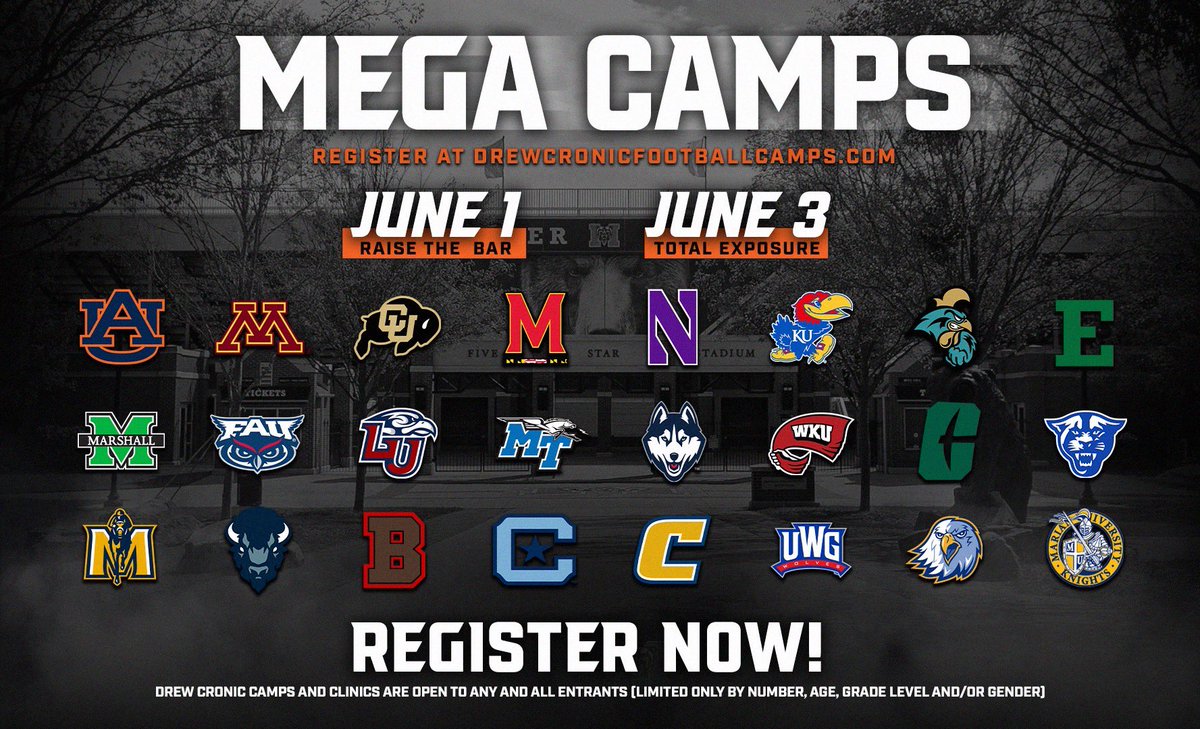CoachJones_25's tweet photo. If you’re a kid with no offers but trying to get some. A kid that thinks he should have more/better offers. Or A kid that that loves to compete. Come show out June 1st June 3rd at the best camp in the nation!!! #TheySleepOnMe #WakeEmUp https://t.co/MsglzW2IZV https://t.co/gwqe1ffB6H