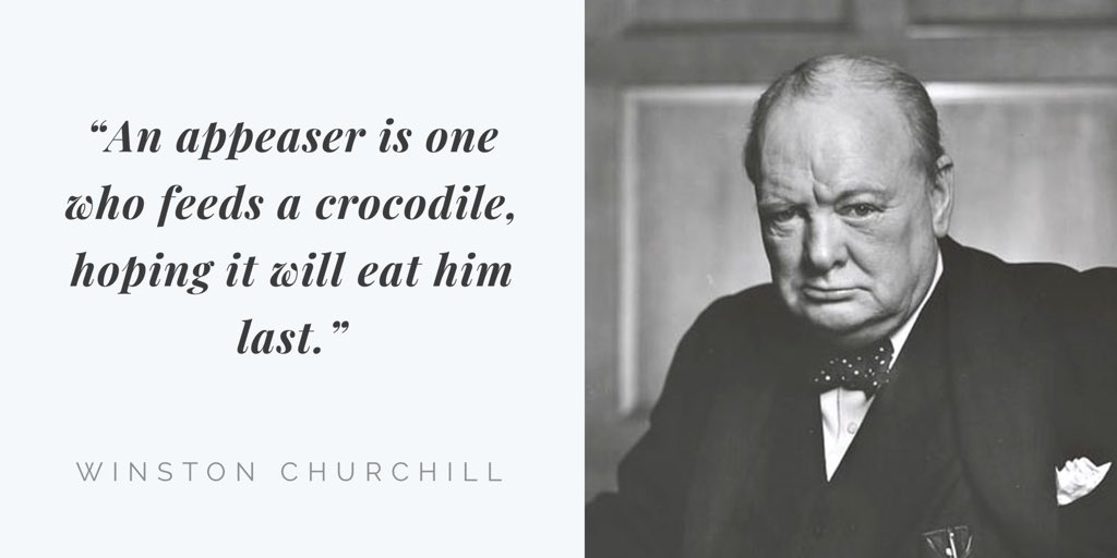 gemechan's tweet photo. @EmmanuelMacron Sir Winston Churchill - 'Each one hopes that if he feeds the crocodile enough it will eat him last' 
 
https://t.co/6JTzmlPvKQ https://t.co/kw1E78k1D3