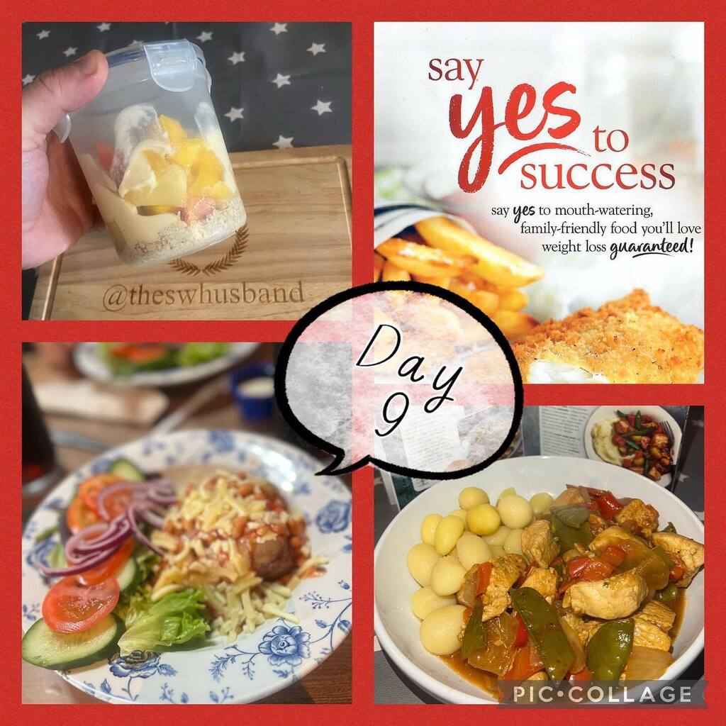theswhusband's tweet photo. Day 9 of @slimmingworld #sayyestosuccess
Breakfast - tropical overnight oats
Dinner - salad with jacket potato beans and cheese
Tea - diet cola chicken
Dinner wasn't 100% as per the book, but I love still being able to switch meals around and now hav… https://t.co/kOy3wvyDXu https://t.co/DH6KfP9z8E