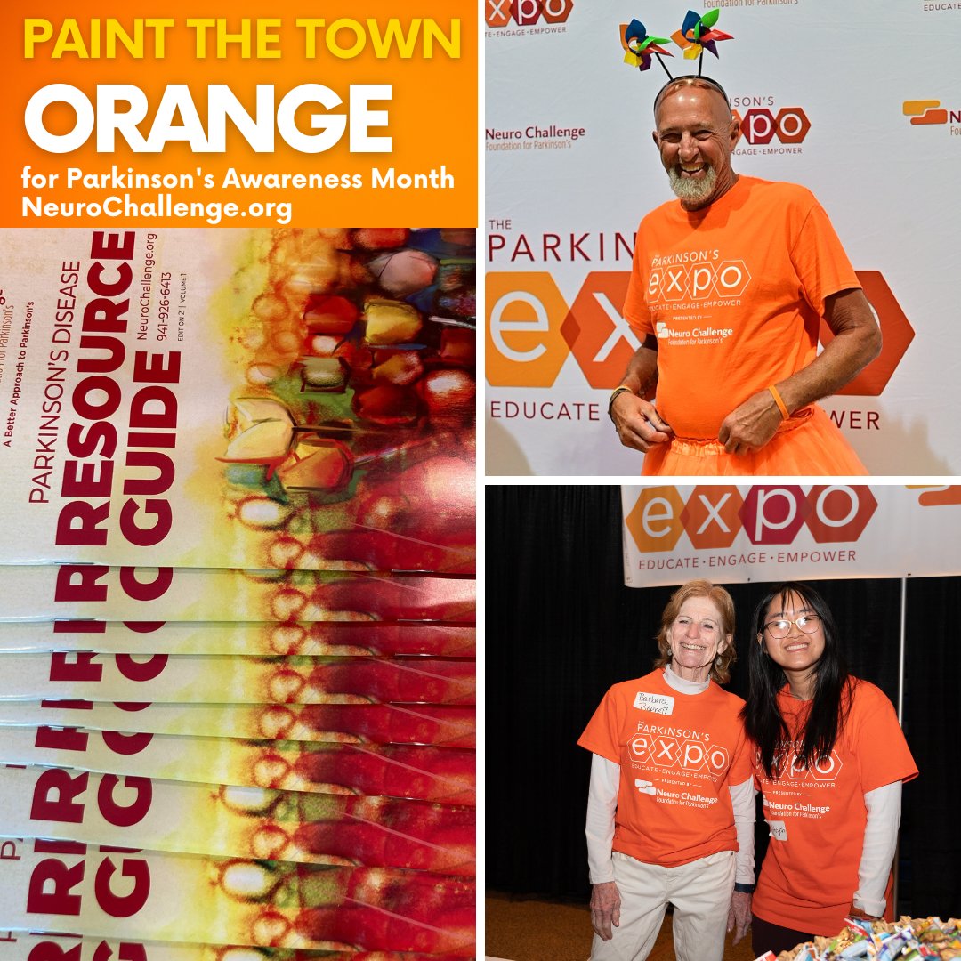 neuro_challenge's tweet image. Paint the Town Orange for World Parkinson&apos;s Day! Join Neuro Challenge virtually on Tuesday, April 11th by helping to &quot;Paint the Town Orange&quot; on your social media! Read more here: mailchi.mp/neurochallenge…

#PainttheTownOrange #NeuroChallenge-