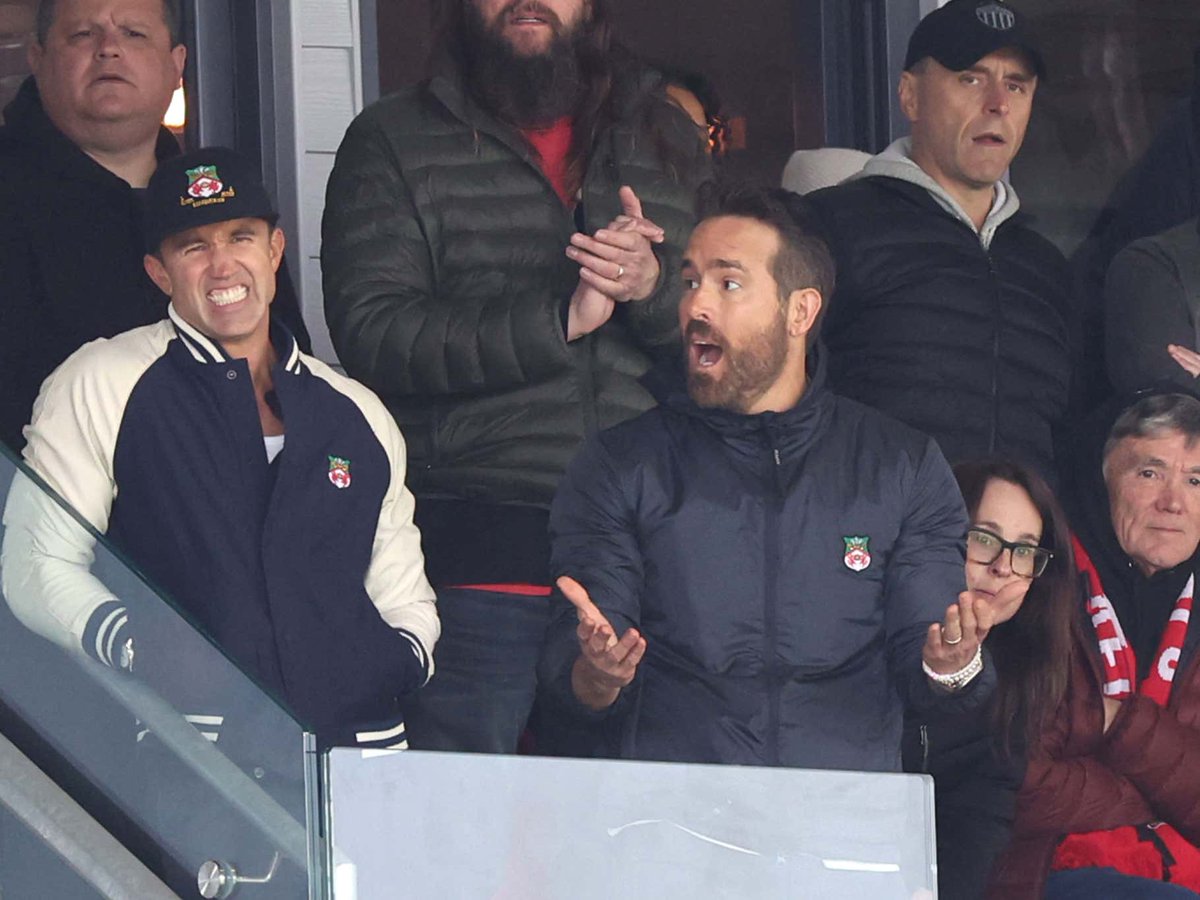 barstoolsports's tweet photo. Today's Wild Ass Match Means Ryan Reynolds And Rob McElhenney Are One Step Closer To Completing The Coolest Story In All Of Sports https://t.co/nBb514uG33 https://t.co/2qhTnvqPXJ