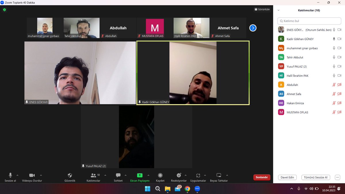 Üniversite Koordinatörlüğü olarak haftalık toplantımızı İç Anadolu Bölgesi sorumlumuz Kadir Gökhan Güney başkanımızın katılımıyla tamamladık.