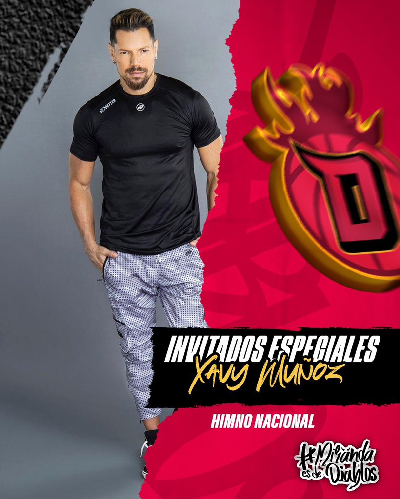 🥹 Martes 11 de abril, el tabloncillo endiablado contará con la presencia de @xavy_munoz quien estará a cargo de entonar nuestro glorioso himno nacional 🇻🇪🎤

Nos vemos 👀❣️