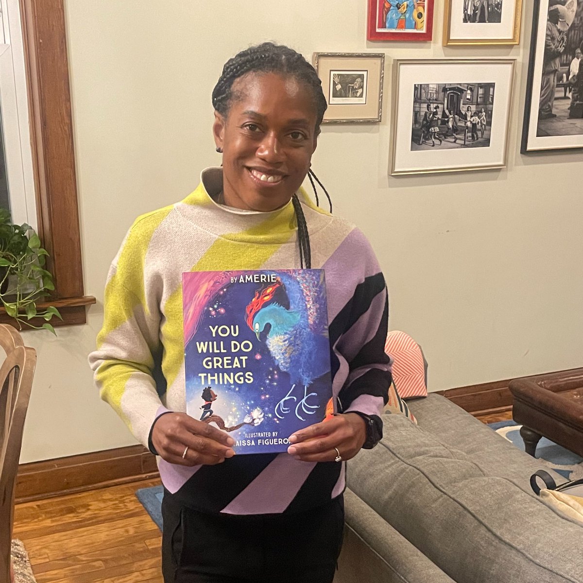 Hot take: I firmly believe that picture books are for people of all ages 🤓 I have read "You Will Do Great Things" by <a href="/Ameriie/">AMERIE  에므리</a> and illustrated by @rizzyfig every morning since I got it a week ago. It is a reminder to kids and adults alike that we can and will do GREAT things! 🙌🏾