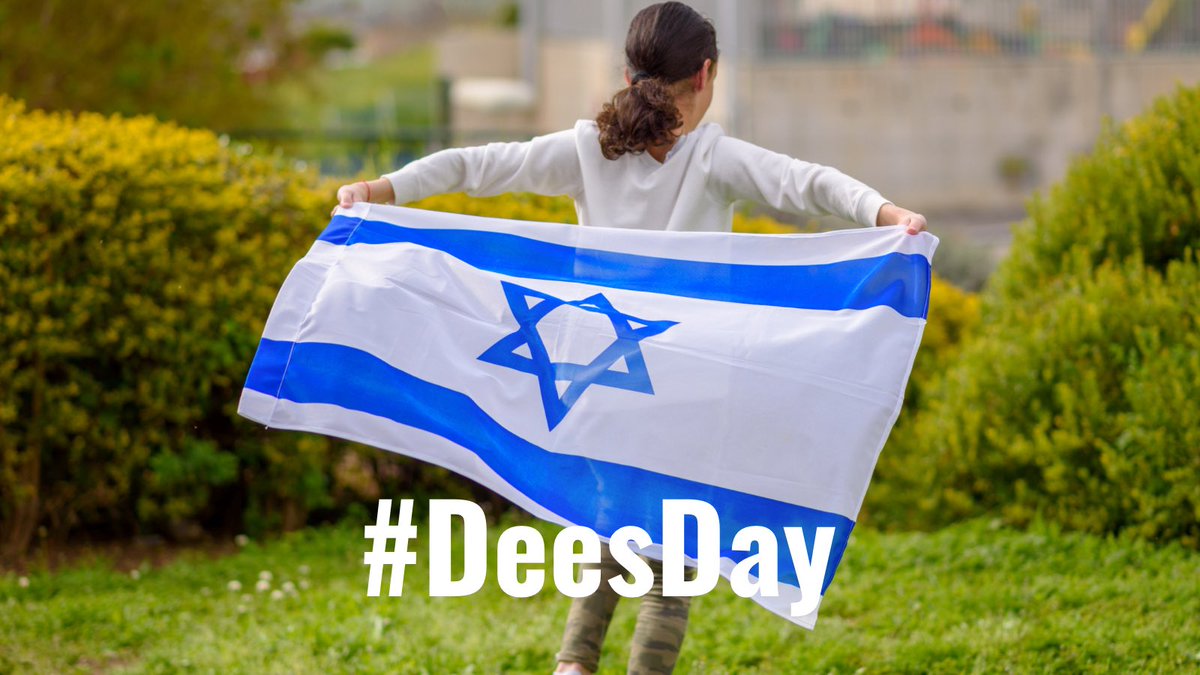 Israel's tweet photo. Rabbi Leo Dee, the bereaved father of Maia and Rina Dee and husband of Lucy Dee, who were murdered in Friday’s terrorist attack, is asking individuals to share photos of themselves with an Israeli flag in their memory. 

We hope you join us and use the #DeesDay🇮🇱 https://t.co/Jl9dbU3S36