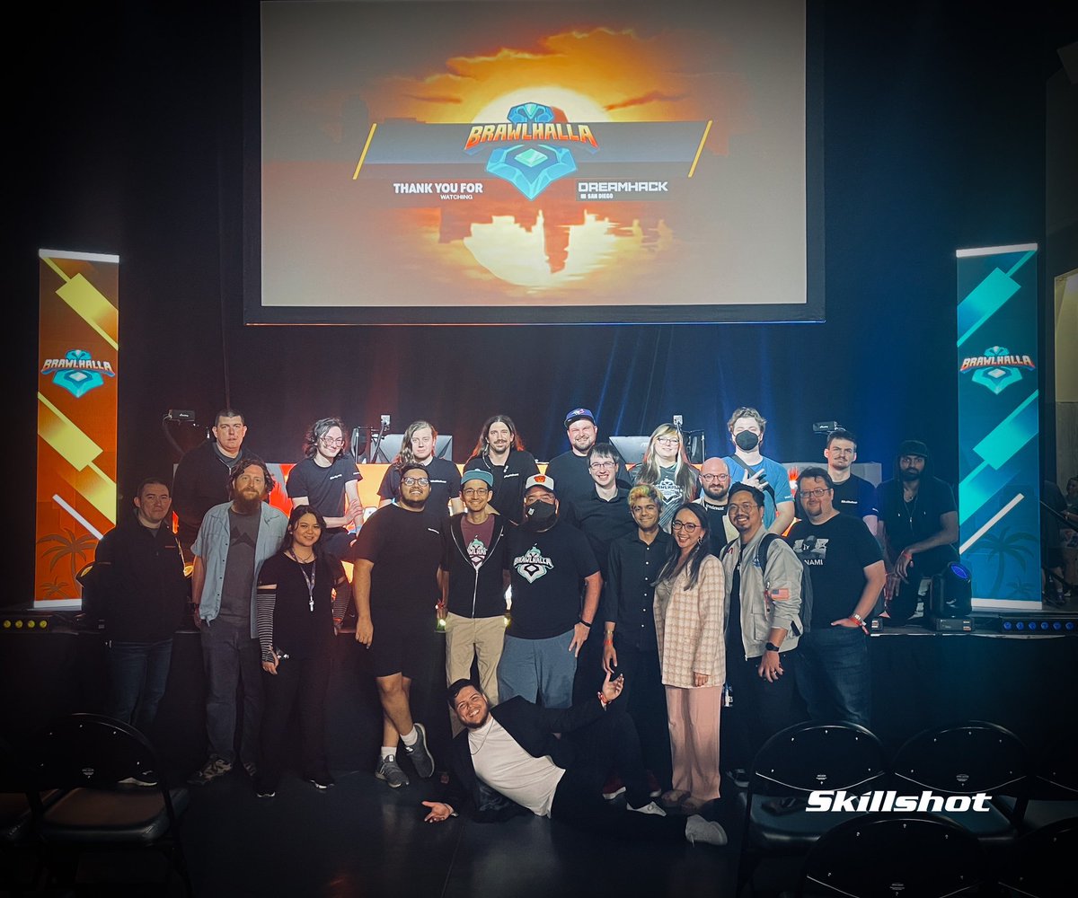 SkillshotMedia's tweet photo. That’s a wrap for our team in San Diego this weekend with @ProBrawlhalla!

Was a pleasure producing this event with our friends! Looking forward to seeing everyone in Dallas.

#skillshotproduction #bhesports https://t.co/DHY1fRNFSS