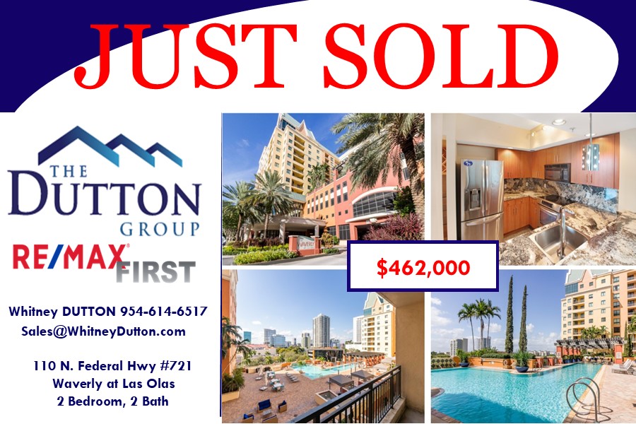 #JustSOLD in the #Waverly. This unit had a great view but was an original unit on the inside  #FortLauderdale #FortLauderdalesRealtor
