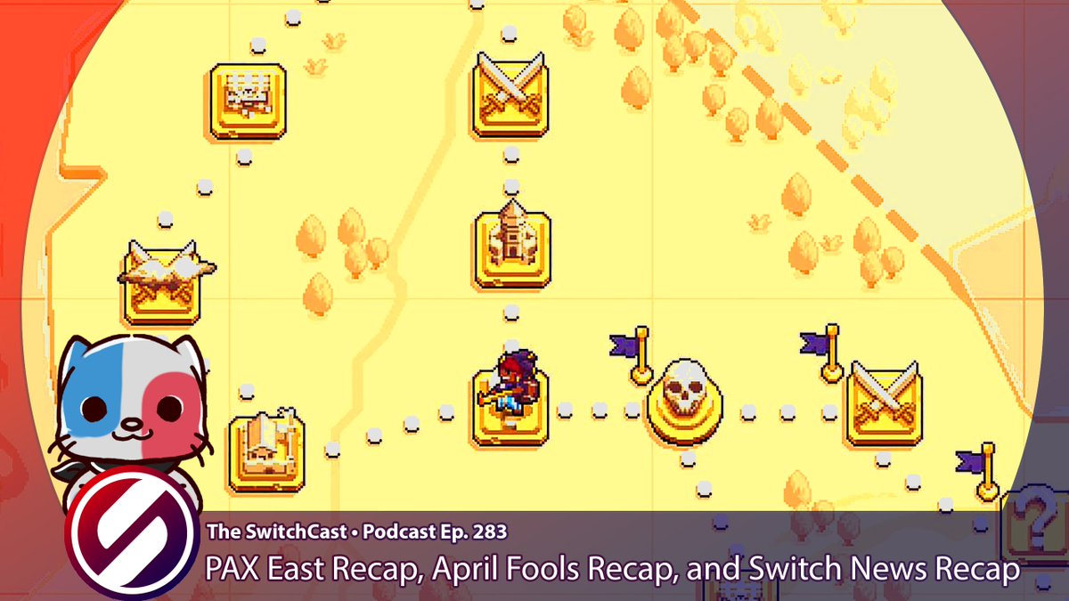 TeamPocketMedia's tweet photo. New SwitchCast is up! ThJV takes us for a stroll through the PAX East indie game alley, including #Wildfrost and #Wargroove2. We also recap the best April Fool's gags and rundown real #NintendoSwitch news.

LISTEN HERE, THERE, OR ANYWHERE YOU GET PODCASTS: https://t.co/t1BRop9xG8 https://t.co/MbijmOwnoz