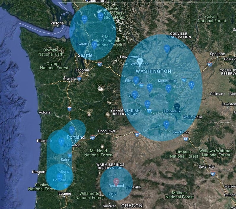 Look at Burrows extensive #RTK coverage. By leveraging their network, and equipment, a partnership between Burrows &amp; innov8 empowers farmers to achieve greater efficiency and cost savings through precision farming practices. Learn more here: bit.ly/412J27G