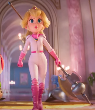 PaveloRockstar's tweet image. Los que dicen que les gustó Mario Bros "porque no es progre" vieron una película que solo está en sus mentes.

Cambiar el rol de Peach de Damisela en apuros por guerrera emancipada es lo más progre que hay. Nada más le faltó el pañuelo verde, jaja.