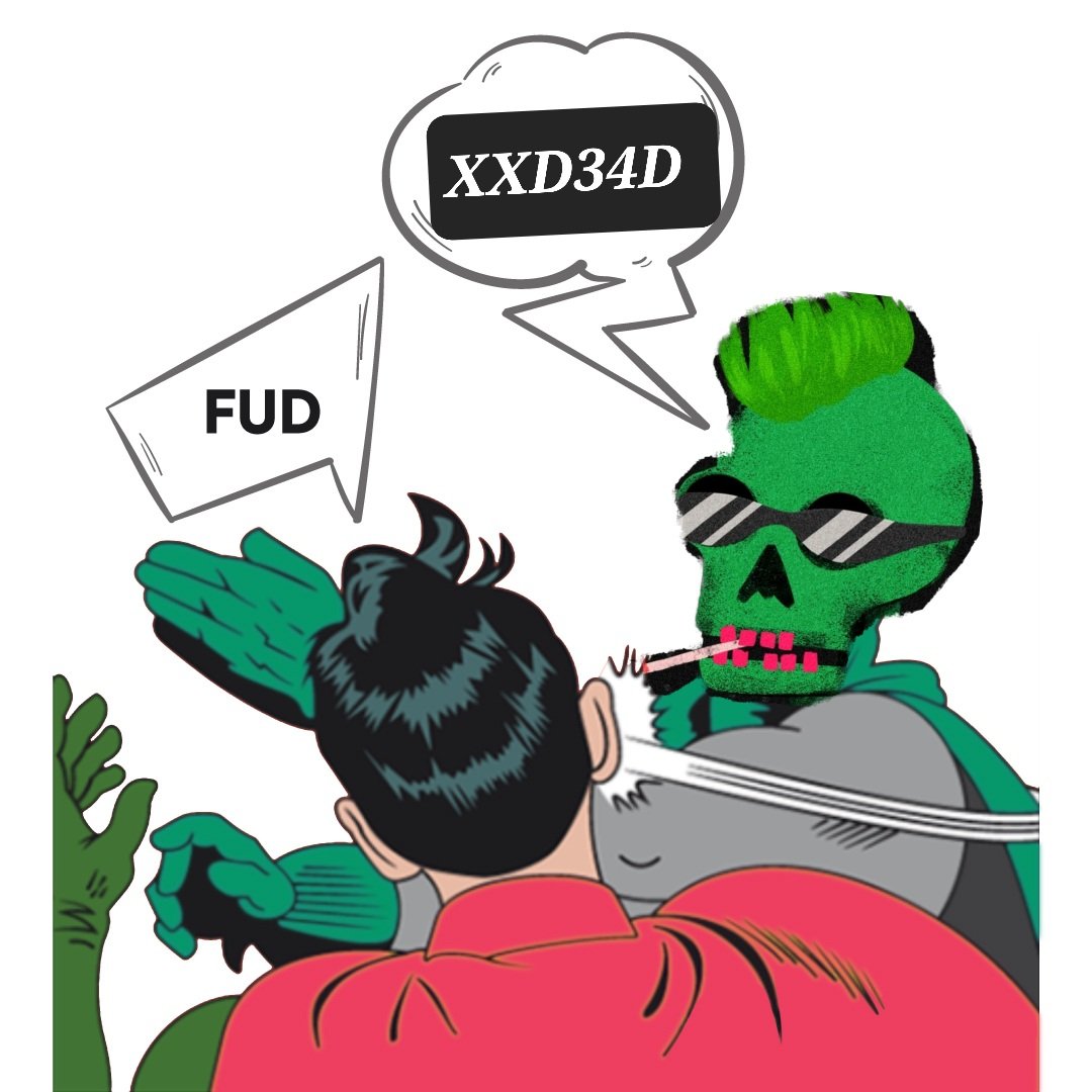 Honestly these paperhands &amp; panic sellers make me laugh

Remember the FUD on <a href="/Nakamigos/">Nakamigos</a> at .35? Remember how the FUD sent it back up .85?

Are you still not seeing the pattern? 

Do you still not believe? 

Must be brain #D34D

The D34D don't die. 

#D34D #D34DArmy #XXD34D