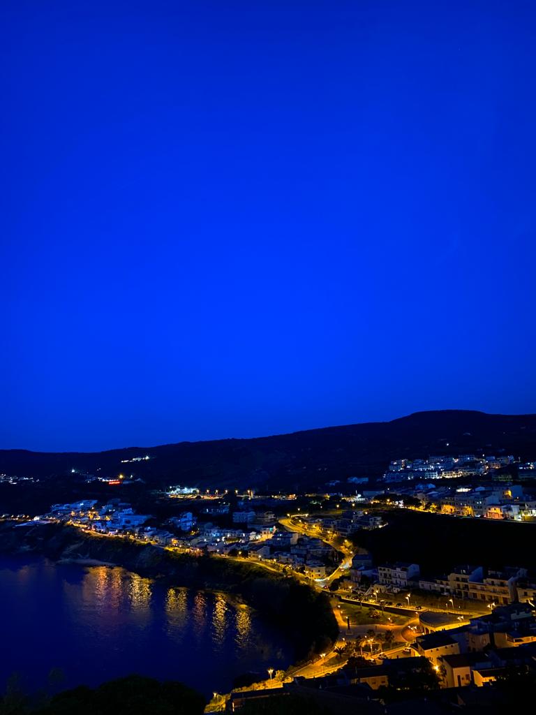 Castelsardo di notte 💙 #Sardegna