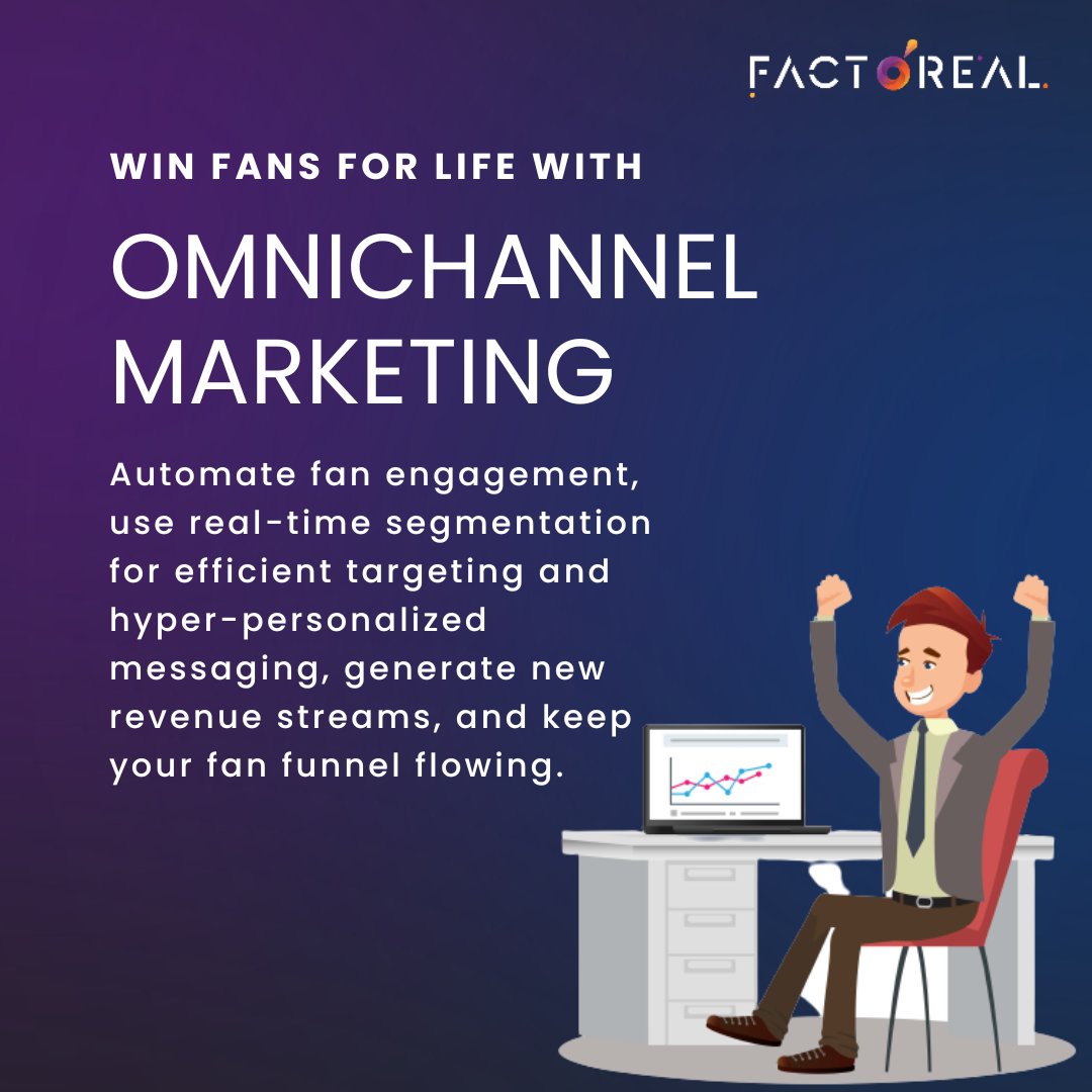 Build a deeper connection with your fans. Focus on end-to-end fan experience by providing value throughout their journey. 

#sportsmarketing #sportsbiz #martech #omnichannel #marketing