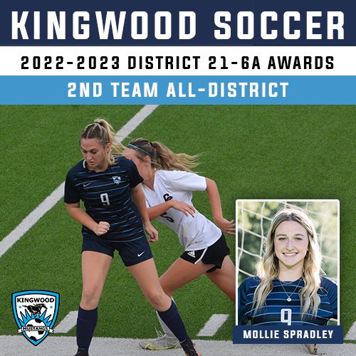 Kingwood Soccer (W) (@kingwood_soccer) on Twitter photo Congratulations to our seniors who earned 2nd Team All-District in a tough 21-6A district.
Mia Gilman, Abigail Knigin, and Mollie Spradley!
<a href="/HumbleISD_KHS/">Kingwood High School</a> <a href="/HumbleISD_Ath/">Humble ISD Athletics</a> Congratulations to our seniors who earned 2nd Team All-District in a tough 21-6A district.
Mia Gilman, Abigail Knigin, and Mollie Spradley!
<a href="/HumbleISD_KHS/">Kingwood High School</a> <a href="/HumbleISD_Ath/">Humble ISD Athletics</a>