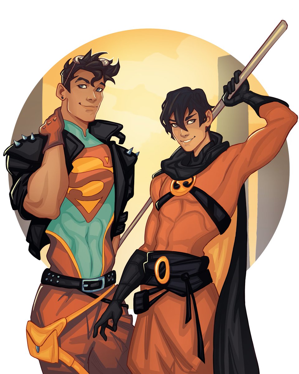 clone boy & his robin #ConnerKent #TimDrake #timkon