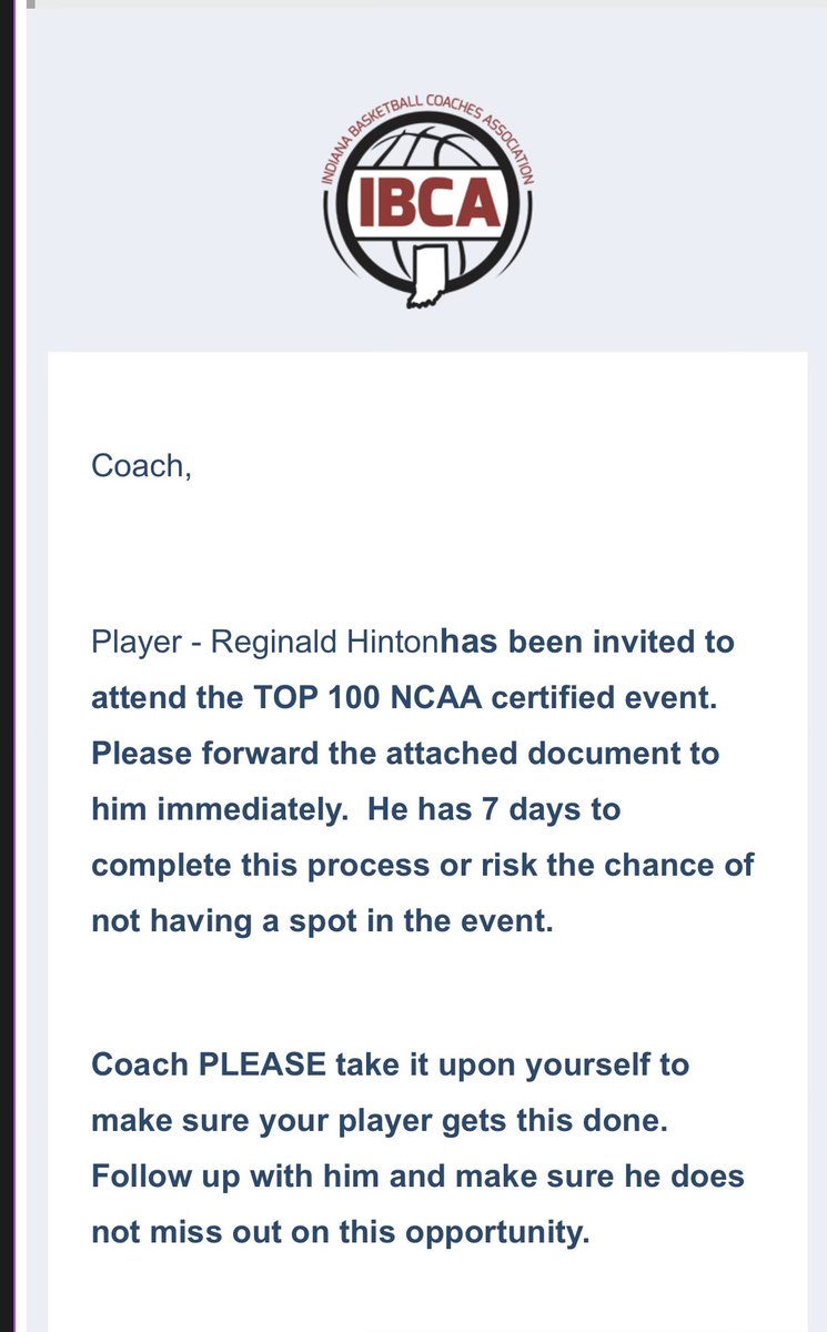 Reggie Trey Hinton (@10ktrey3x) on Twitter photo Blessed and Thankful to receive and invite to the Top 100 Camp. <a href="/IBCA_Coaches/">IBCA Coaches</a> <a href="/CoachBasye22/">Jordan Basye</a> <a href="/IndianaElite/">Indiana Elite</a> <a href="/GWSBoysBball/">Coach C. Buggs GWS</a> <a href="/seansmith35/">Sean Smith</a> Blessed and Thankful to receive and invite to the Top 100 Camp. <a href="/IBCA_Coaches/">IBCA Coaches</a> <a href="/CoachBasye22/">Jordan Basye</a> <a href="/IndianaElite/">Indiana Elite</a> <a href="/GWSBoysBball/">Coach C. Buggs GWS</a> <a href="/seansmith35/">Sean Smith</a>
