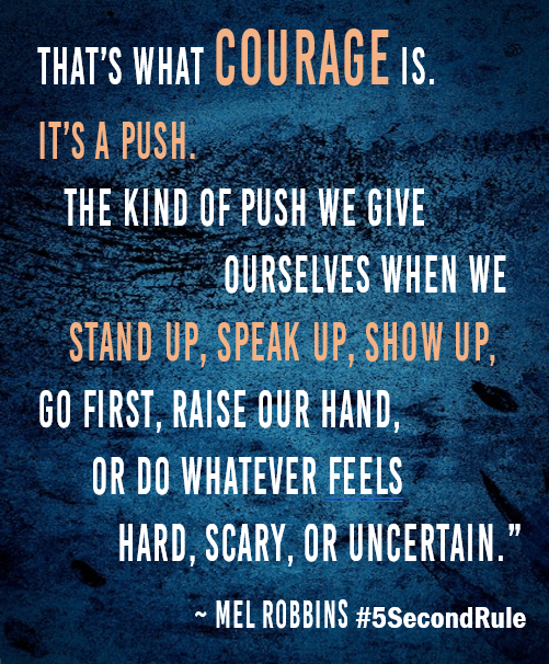 It takes #courage to #useyourteachervoice but fighting for what's right, advocating for social justice, and improving education system are worth it. #Leaders and #changeagents push themselves through perceived barriers to make a difference. #SheLeadsK12 #leadership #5secondrule