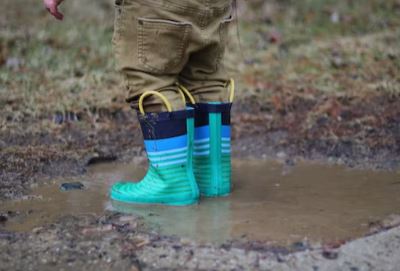 The kids are excited about the warmer weather! With that comes the lakes at King George. Please remember to bring a change of clothes (including socks) and wear your galoshes and splash pants. #Spring