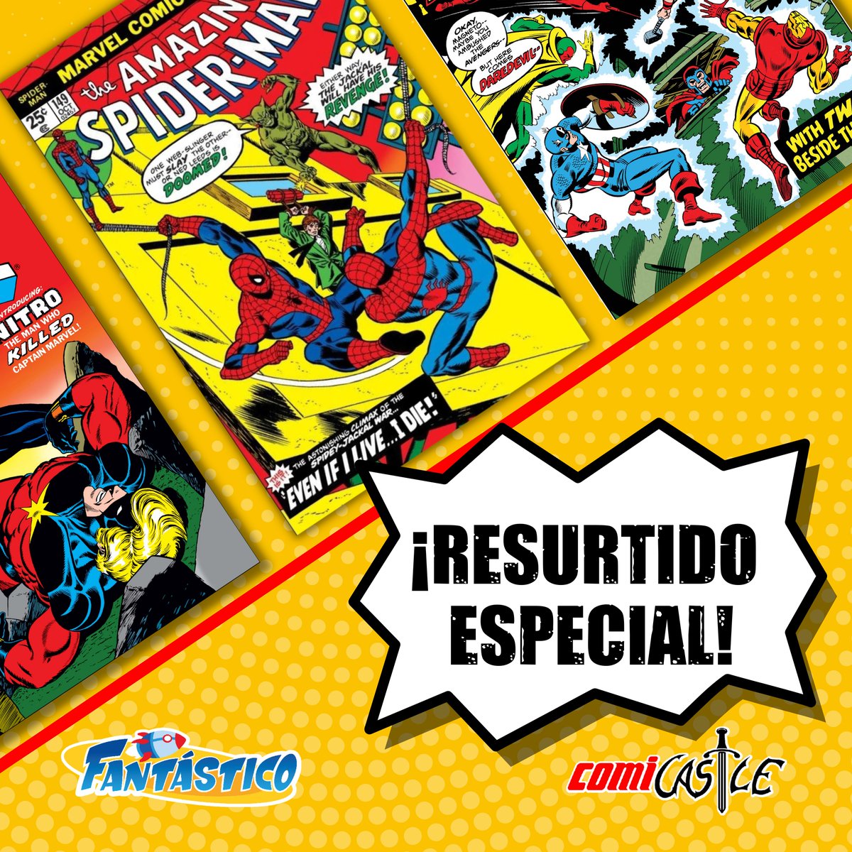 ComicastleMty's tweet image. ¡Traemos un resurtido especial!

Consulta la lista completa de grapas disponibles en bit.ly/3GrKPuJ

Este material se puede solicitar a través del sistema de pedidos entre sucursales.

#comics #comicstore #comicshop #nerd #graphicnovels #marvelcomics #dccomics