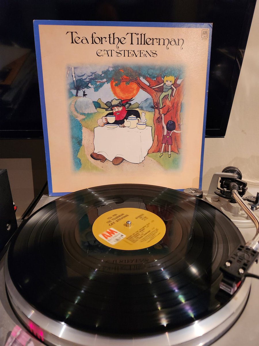 SpinVinyl1's tweet photo. Now spinning the legendary Cat Stevens album Tea For The Tillerman. I really love this album. Great songs, great lyrics. Father And So gets me every time.
#CatStevens #TeaForTheTillerman #WildWorld #FatherAndSon #vinylrecords https://t.co/wHxNvoQt37