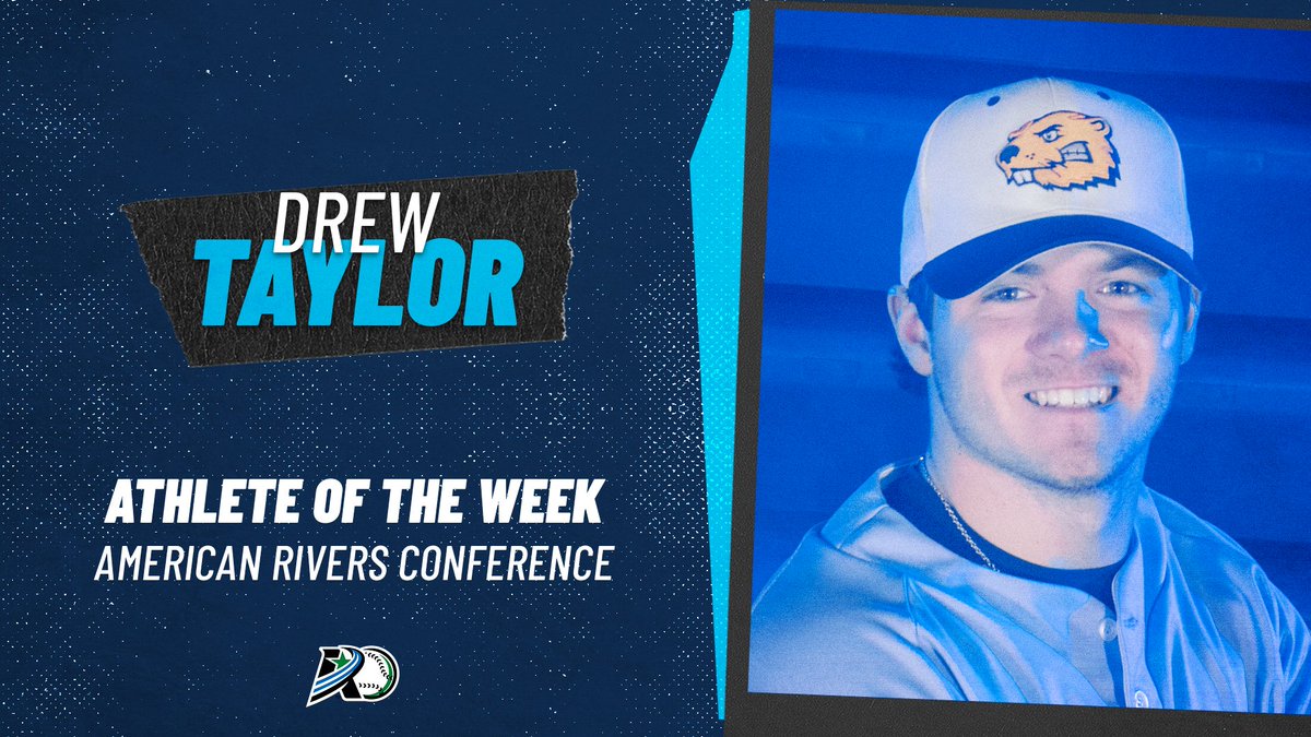 ⚾️CONGRATULATIONS⚾️ to <a href="/BVU_Baseball/">BVU Baseball</a> sophomore Drew Taylor, the <a href="/AmerRiversConf/">American Rivers Conference (A-R-C)</a> male athlete of the week! 

The honor is a career-first for Taylor, and he is the third Beaver honored this season.

bvuathletics.com/news/2023/4/10… #BeaverNation #d3baseball #rollriversBSB #BeaversBuild
