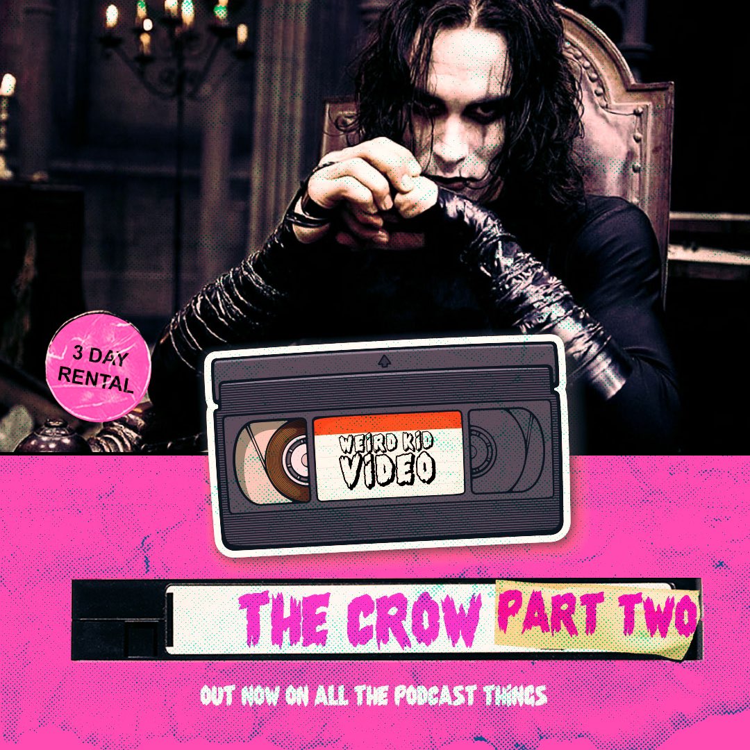 WeirdKidVideo's tweet photo. This week on Weird Kid Video -  we are talking about part two of The Crow from 1994. #brandonlee 

https://t.co/V1nvjPss8k https://t.co/6lWV4Ut9XR