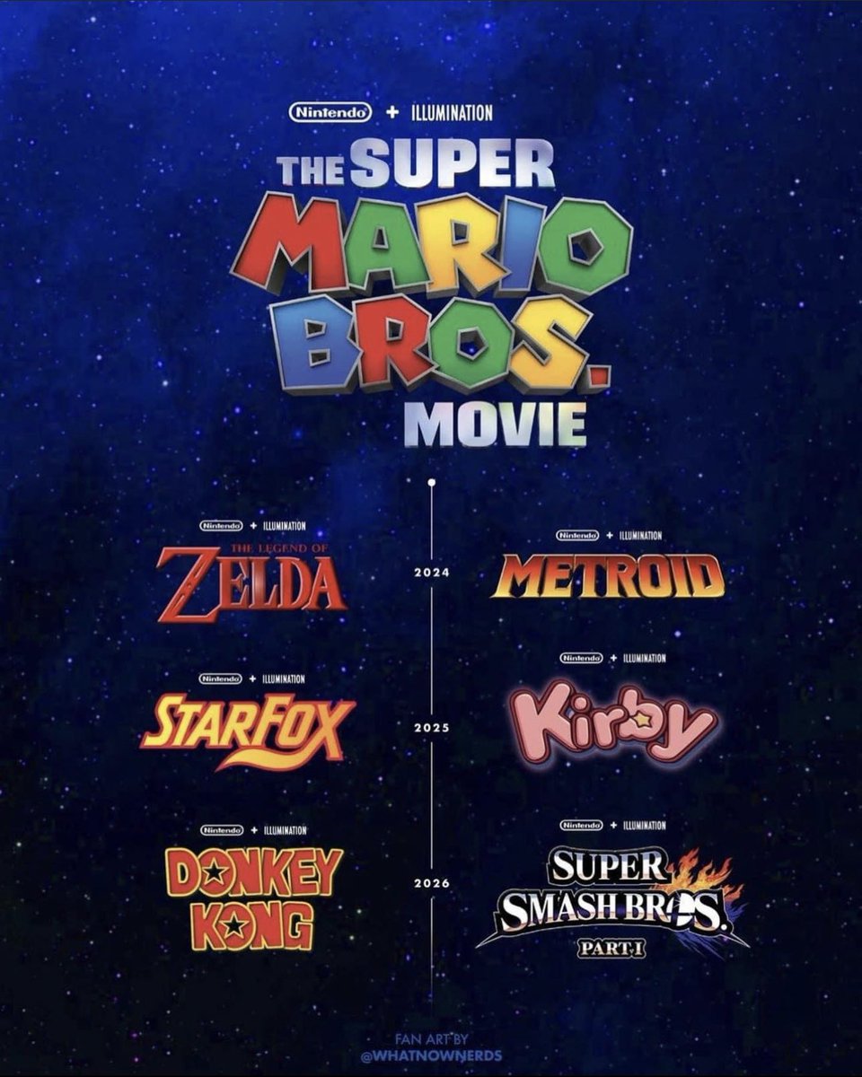 Yes please, I would like the Nintendo cinematic universe please.