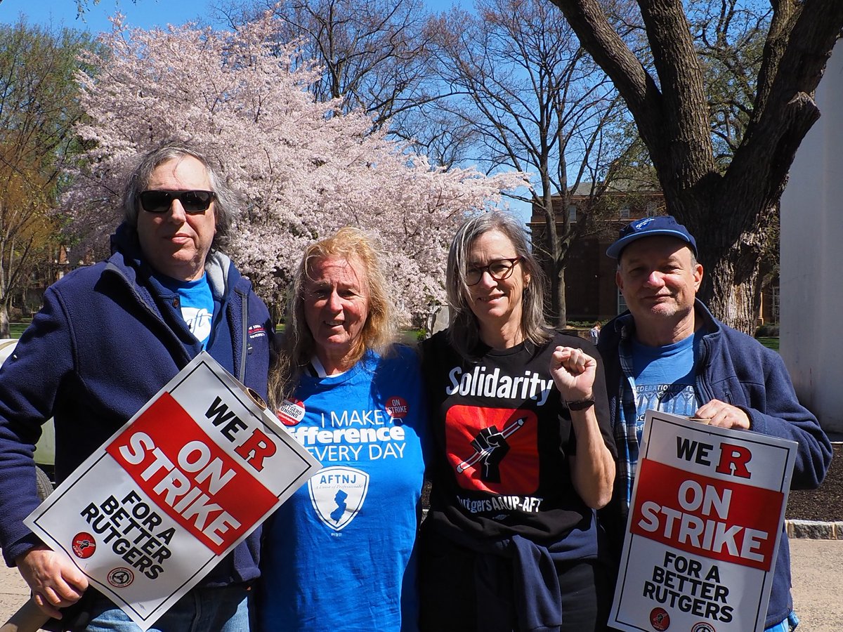 Donna M.chiera (@dchieram) on Twitter photo .<a href="/AFTunion/">AFT</a> <a href="/AAUP/">American Association of University Professors</a> <a href="/CNJSCL/">College Council AFT</a> <a href="/AFTLocal1904/">AFT Local 1904</a> <a href="/AFTNJ/">AFT New Jersey</a> Standing in solidarity with <a href="/ruaaup/">Rutgers AAUP-AFT Academic Worker Union</a> <a href="/ruaaup_ptl/">Rutgers Adjunct Faculty Union</a> .<a href="/AFTunion/">AFT</a> <a href="/AAUP/">American Association of University Professors</a> <a href="/CNJSCL/">College Council AFT</a> <a href="/AFTLocal1904/">AFT Local 1904</a> <a href="/AFTNJ/">AFT New Jersey</a> Standing in solidarity with <a href="/ruaaup/">Rutgers AAUP-AFT Academic Worker Union</a> <a href="/ruaaup_ptl/">Rutgers Adjunct Faculty Union</a>