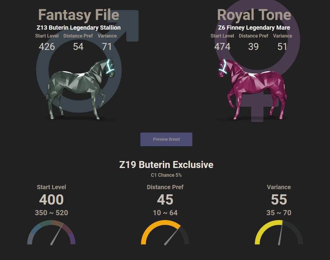 ZedDiamondHands's tweet image. 🚨Special @zed_run $80,000 Maiden Giveaway🚨

To enter the raffle for this UUU filly, just like and retweet this tweet. Then subscribe to the @ArbitrageRun YouTube channel: youtube.com/@arbitragerun3… 

We'll randomly select a winner tonight.