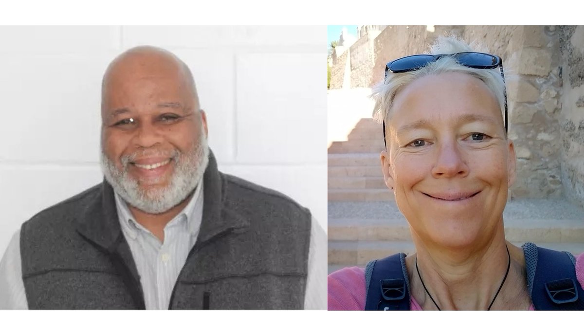 🎉We're excited to announce Lewis Webb &amp; Lucy Roberts have been hired to serve as the AFSC’s US peacebuilding director &amp; international peacebuilding director, respectively. They'll be leading our work towards a future free of militarism and violence. More: bit.ly/3GtdnUs