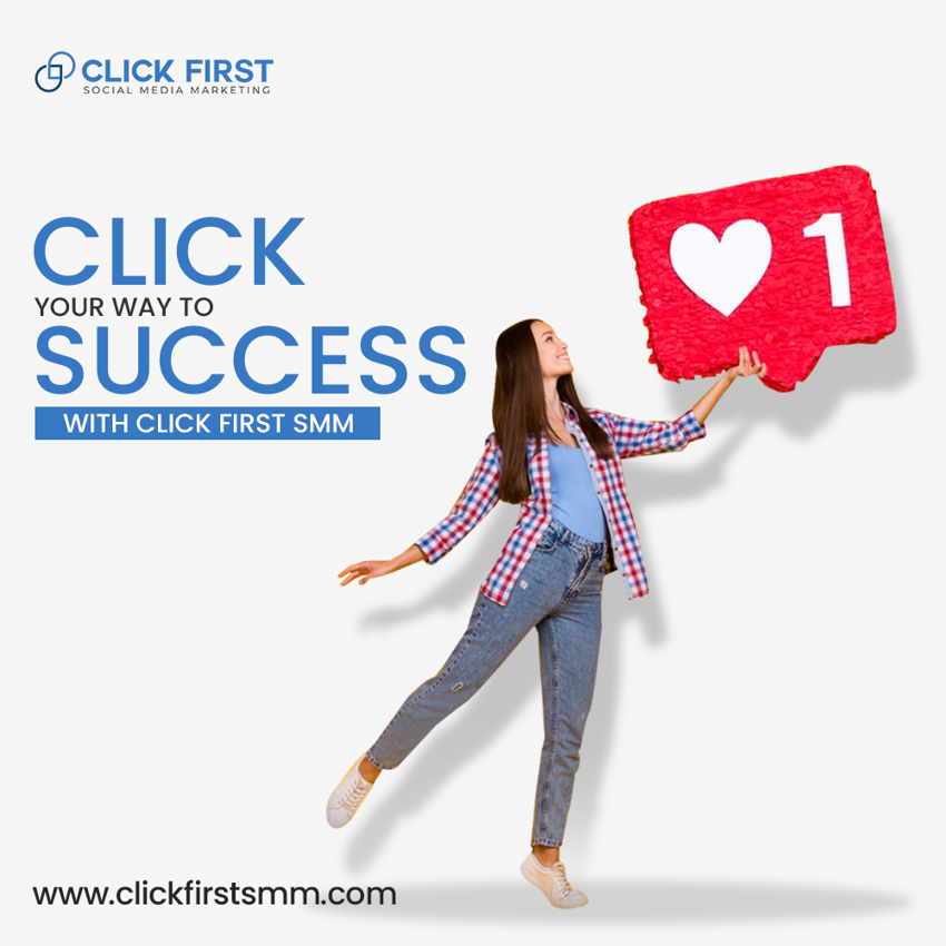 At Click First SMM, success is just one click away.

Our comprehensive SMM services are designed to help you click your way to success and achieve your business goals. 

We are just a call away: (346)-299-2202

#socialmediamarketing #digitalmarketing #socialmedia #marketing