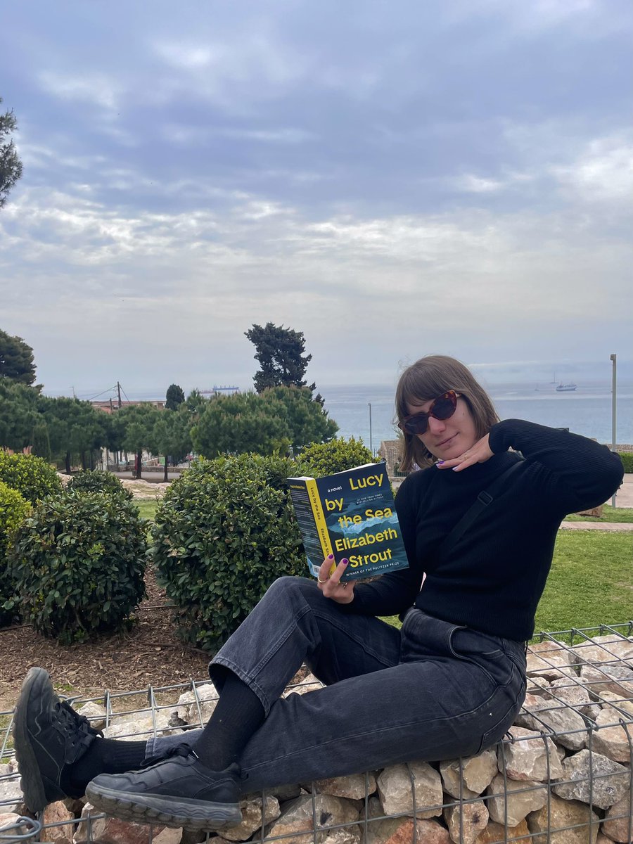 When you’re a Luci by the sea, reading “Lucy By the Sea” 🌞 🌊