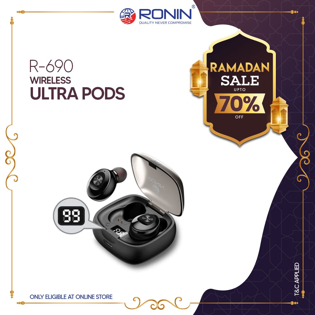 Ronin_offical's tweet photo. Get all your beloved Ronin products like earbuds, power banks, and chargers for up to 70% off in our Ramadan Sale!

Visit Now: https://t.co/t8noeaUb1q

#roninpakistan #SaleAlert #travellerschoice #sale #LiveNow #freedeliveryservice #accessories #techsupport #techlovers #USB https://t.co/Pb1Z6TGfsV
