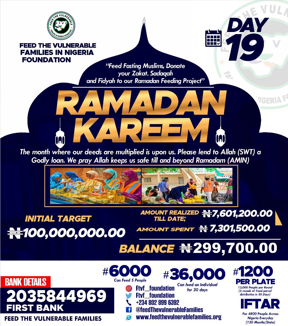 IdrisAOni1's tweet photo. Are you ready to recharge your soul?

How important are the last 10 days of #Ramadan?

Please make plans to do a lot of sadaqa, read your quran, supplicate for what your heart wants, and stay away from bad habits &amp; deeds

This noble cause still needs our support.

Kindly donate! https://t.co/QVQ8KiPBm2
