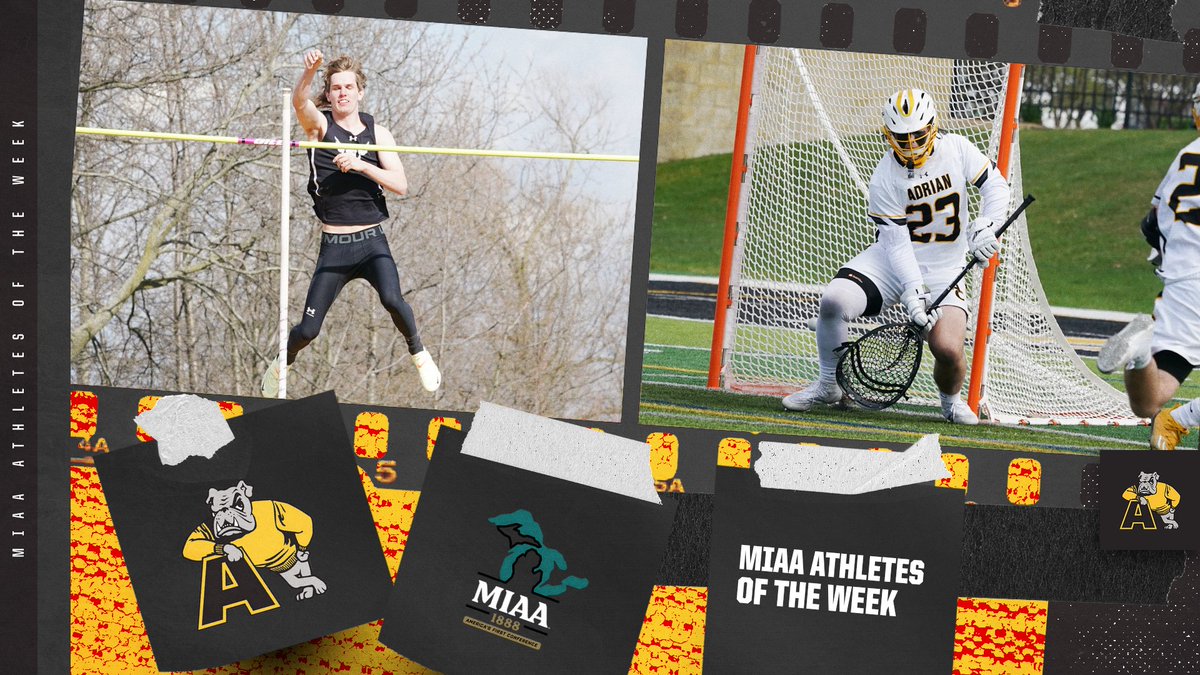 Cameron Overmyer of the <a href="/ACBulldogsTrack/">Adrian XC/TF</a> team and Sam Spangler of the <a href="/ACmenslax/">Adrian College Men's Lacrosse</a> team earn MIAA Weekly Honors

📰bit.ly/3GxnaJe

#d3tf #d3lax #GDTBAB