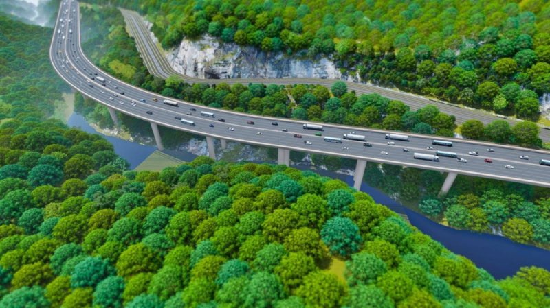 ITROriginal's tweet photo. 🚨ADJUDICAN CONSTRUCCIÓN DE VIADUCTO LOS CHORROS 

- El ministro @RomeoHerrera1 reveló que ya se adjudicó el megraproyecto de construcción del viaducto y la ampliación en Los Chorros por $372 millones a una empresa coreana. 

- El 100% de la mano de obra será salvadoreña. https://t.co/aTVrwU4ks2