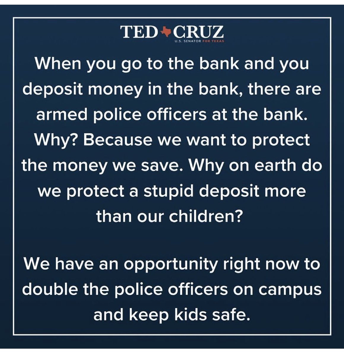 SarahPallardy's tweet photo. @tedcruz this you boo? #itstheguns #GunSenseNow #MomsDemandAction #BanAssaultWeaponsNow https://t.co/hu16By4FFP