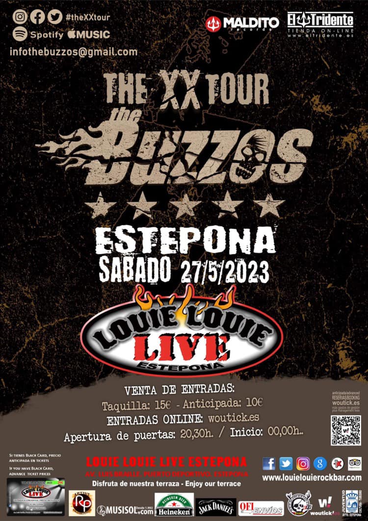 Estepona! Nos vemos el 27 de mayo en Louie Louie! Entradas a la venta📷 woutick.es/evento/24892/e…