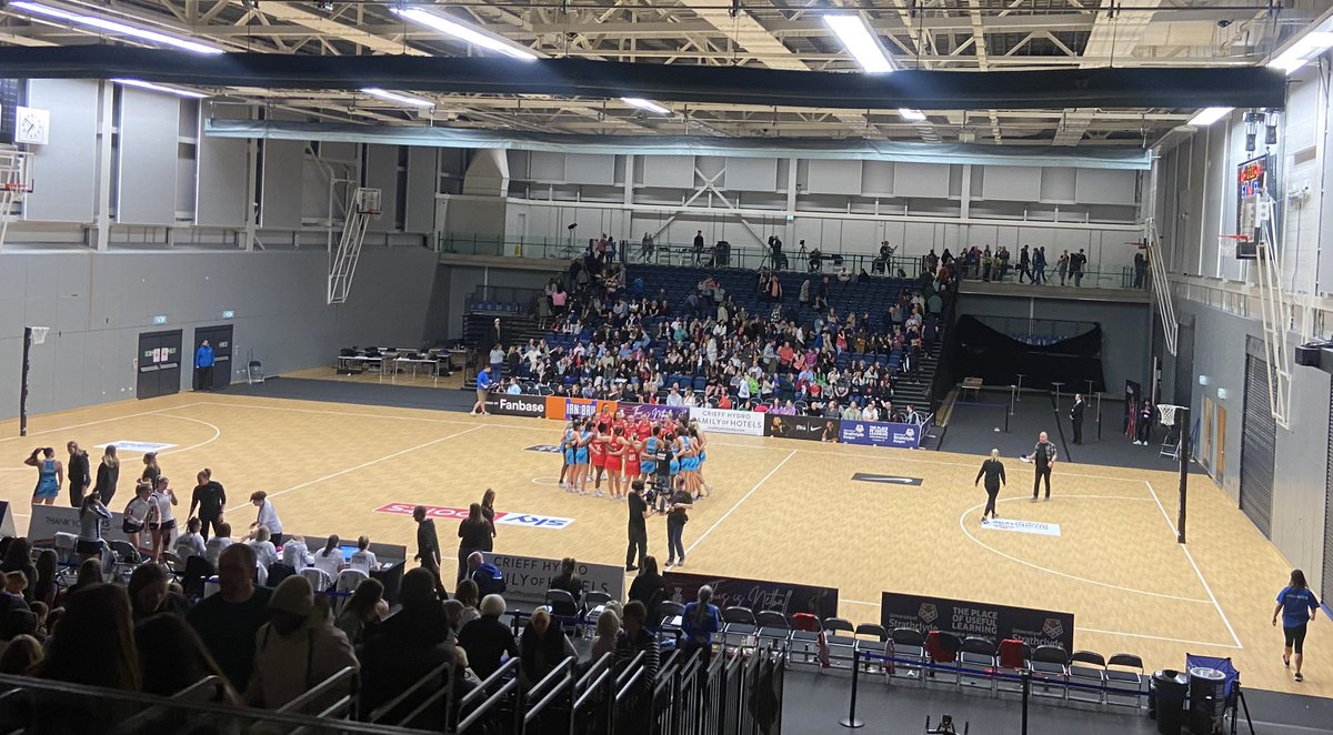 MissRossPE's tweet image. First time coming to watch @SirensNetball since I was at school playing! Shame they just missed out on the win! Still a fab game to watch, had @rossatayr and I on the edge of our seats🏐 #sirentribe #getsomenet #nsl2023