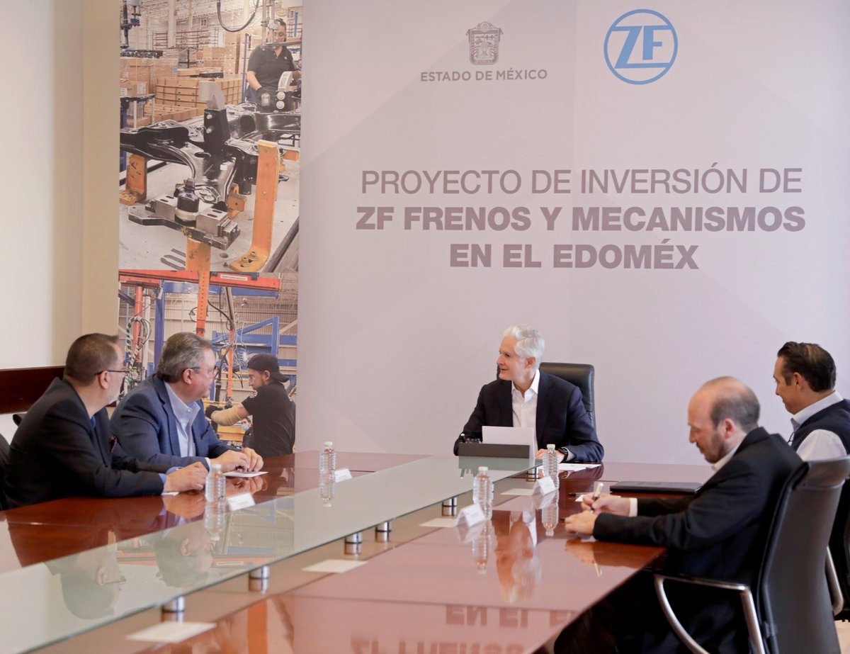 Alfredo Del Mazo on Twitter "En su planta ubicada en Toluca, ZF