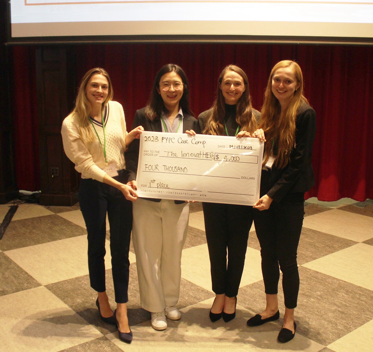 Columbia BME (@columbiabme) on Twitter photo π Congratulations to Rebecca Noel and <a href="/JakusMaggie/">Maggie Jakus</a>'s team on winning this year's Penn-Yale-Princeton-Columbia Consulting Case Competition! The winning team was awarded $4,000 for the final prize π
To learn more about the award and the competition, visit bit.ly/PYPCbme π Congratulations to Rebecca Noel and <a href="/JakusMaggie/">Maggie Jakus</a>'s team on winning this year's Penn-Yale-Princeton-Columbia Consulting Case Competition! The winning team was awarded $4,000 for the final prize π
To learn more about the award and the competition, visit bit.ly/PYPCbme