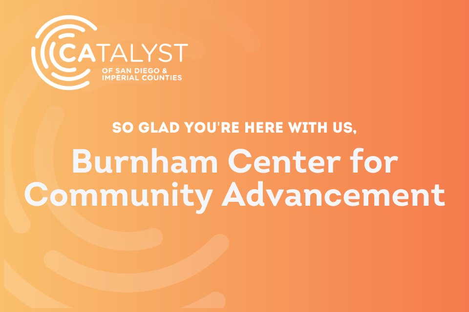 Welcome to our newest member, Burnham Center for Community Advancement! Founded by civic leader Malin Burnham, <a href="/BurnhamCenterSD/">Burnham Center for Community Advancement</a> serves as a nexus point for community stakeholders and multi-sector partners to identify regional needs and innovate solutions👉 burnhamcenter.org