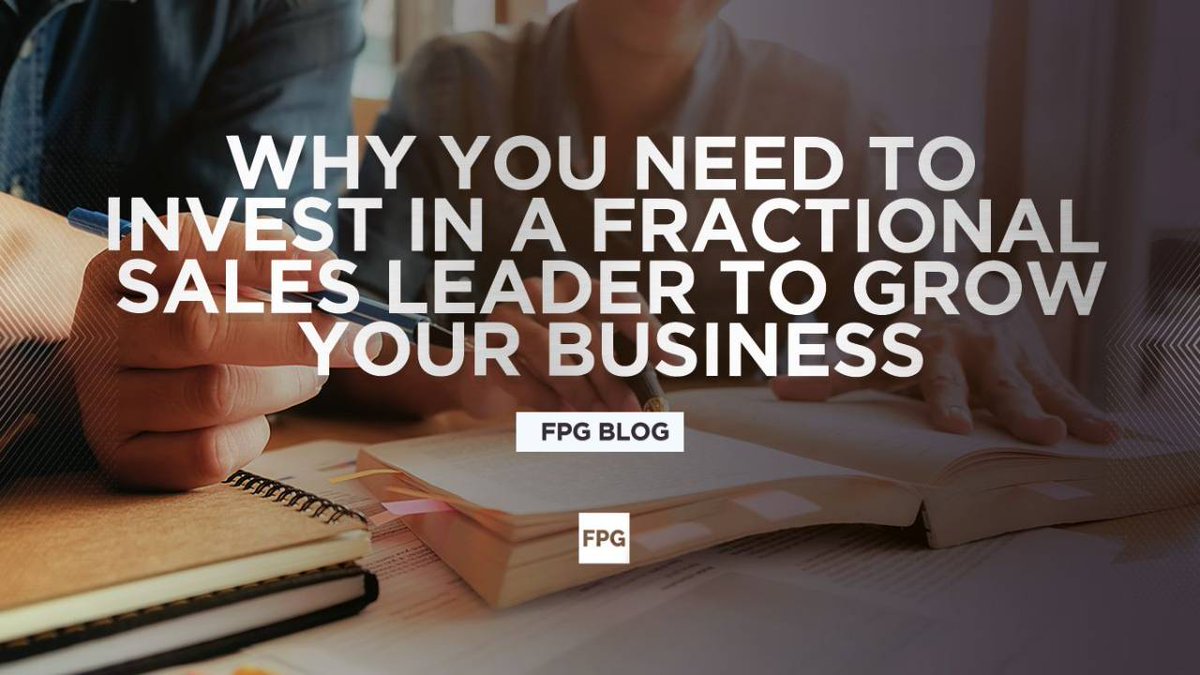 Looking to improve your sales team's performance? Learn how FPG's Fractional Sales Leadership can boost revenue, save time and money, and fit within your budget.

Read now! fpg.com/blog/why-you-n…

#fractionsalesleadership #fractionalleader #fractionalsales #FPGblogs #sales