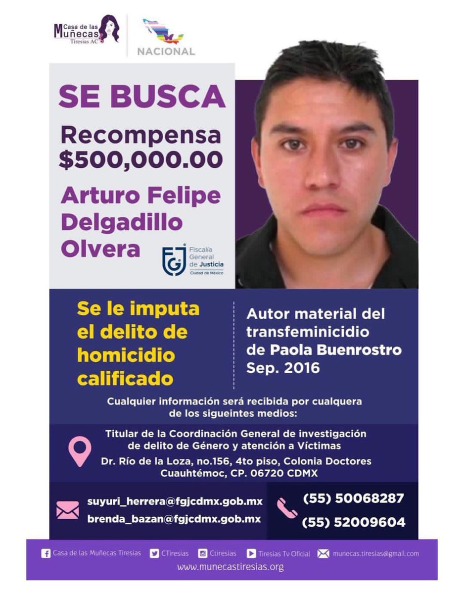 EntreNosoTrans's tweet photo. #difundanhastaencontrarlo https://t.co/U1O7zfshWC