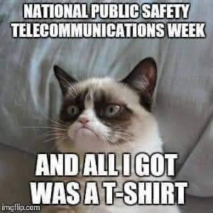 Happy National Public Safety Telecommunications week 👍
#Dispatchers #IAM911 #police #fire #EMS