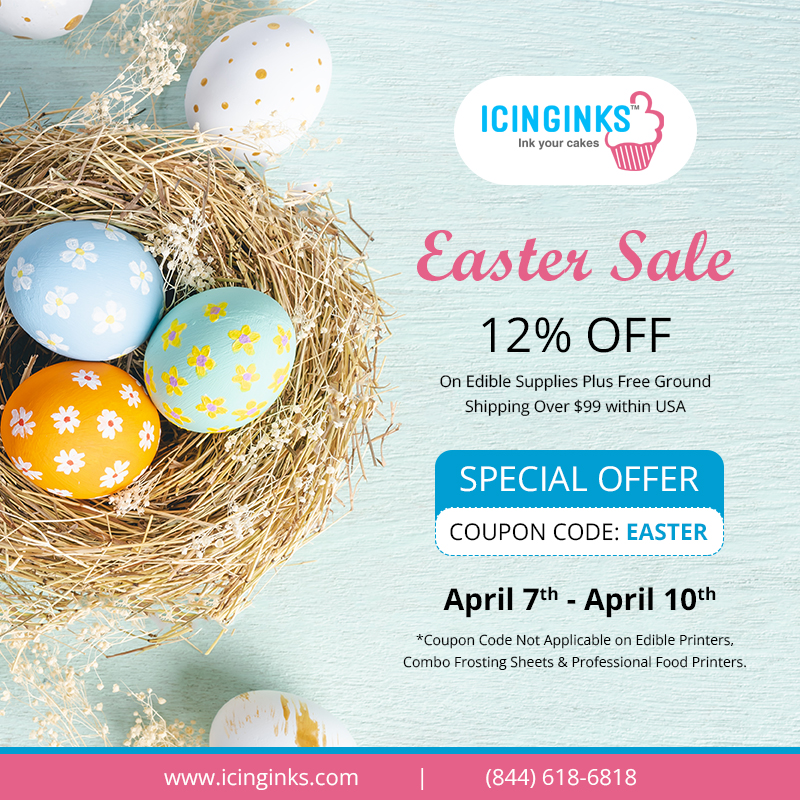 icinginks's tweet image. Last Day To Avail Easter Offer!!
Get 12% OFF on Icinginks Cake Designing Tool and Supplies!!
Use code: EASTER
Shop Now: icinginks.com
#EasterSale #Icinginks